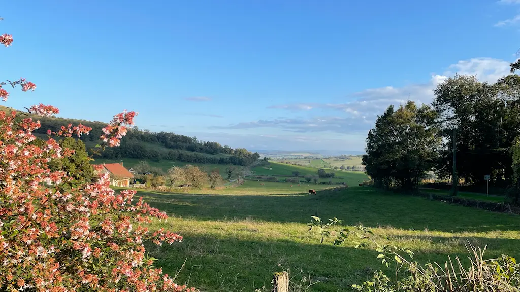 gîte avec vue sur la campagne