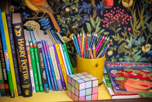 gîte avec livres pour enfants